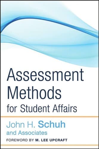Tapa de Assessment methods for student affairs