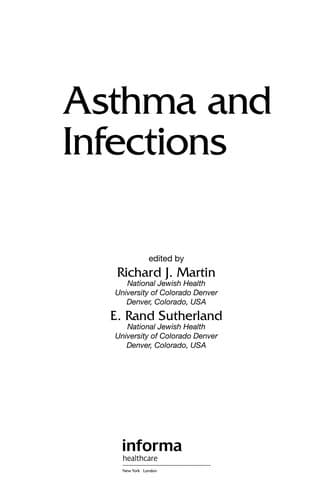 Tapa de Asthma and infections