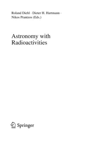 Tapa de Astronomy with radioactivities