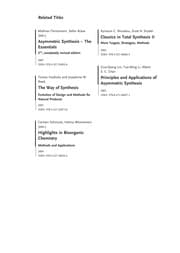 Tapa de Asymmetric synthesis
