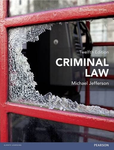 Tapa de Criminal Law
