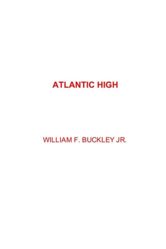 Tapa de Atlantic High