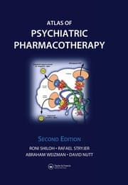 Tapa de ATLAS OF PSYCHIATRIC PHARMACOTHERAPY; RONI SHILOH...ET AL