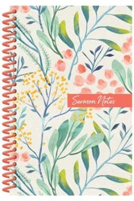 Tapa de SERMON NOTES FLORAL JOURNAL