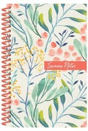 Tapa de SERMON NOTES FLORAL JOURNAL