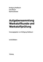 Tapa de Aufgabensammlung Werkstoffkunde und Werkstoffprüfung