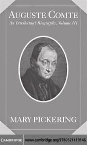 Tapa de Auguste Comte