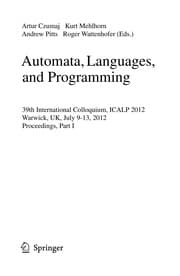 Tapa de Automata, Languages, and Programming