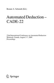 Tapa de Automated Deduction – CADE-22