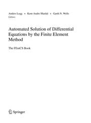 Tapa de Automated Solution of Differential Equations by the Finite Element Method
