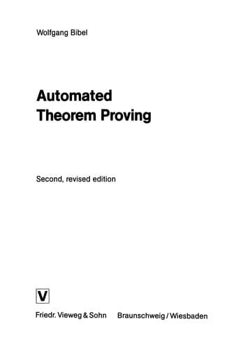 Tapa de Automated theorem proving