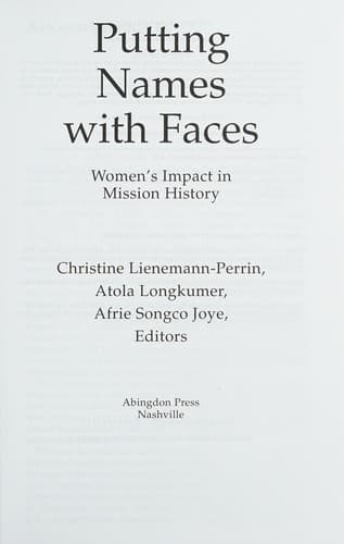 Tapa de Putting names with faces