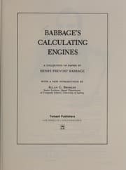 Tapa de Babbage's Calculating Engines