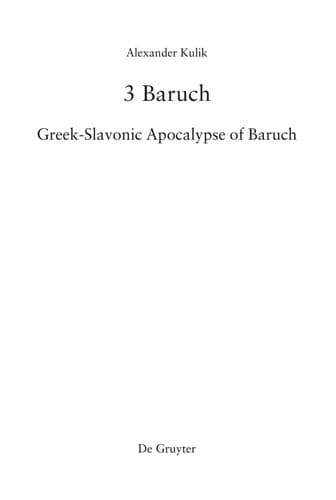 Tapa de 3 Baruch