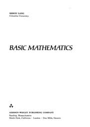 Tapa de Basic mathematics