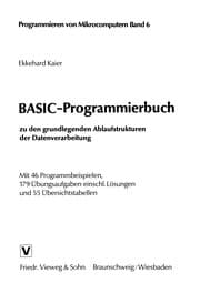 Tapa de BASIC-Programmierbuch