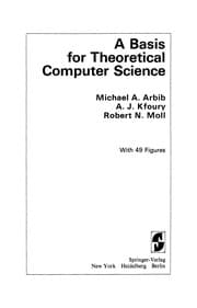 Tapa de A Basis for Theoretical Computer Science