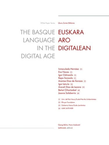 Tapa de The Basque Language in the Digital Age