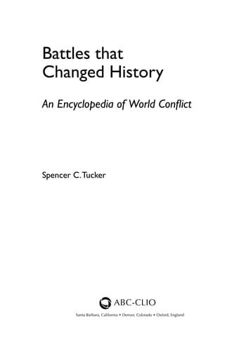 Tapa de Battles that changed history
