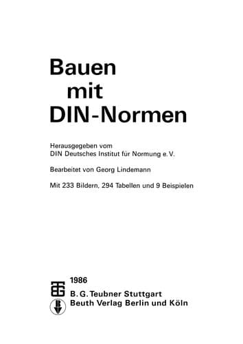 Tapa de Bauen mit DIN-Normen