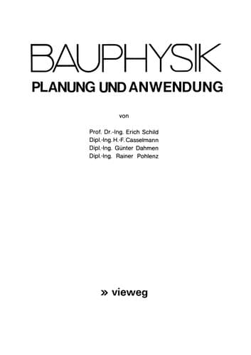 Tapa de Bauphysik