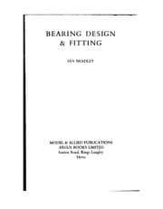 Tapa de Bearing design & fitting