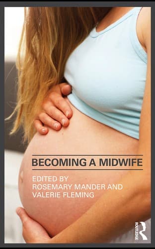 Tapa de Becoming a midwife