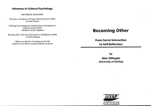 Tapa de Becoming other