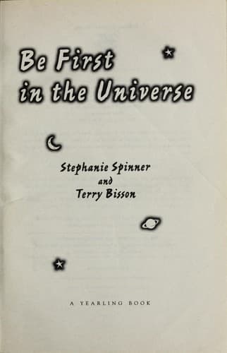 Tapa de Be first in the universe