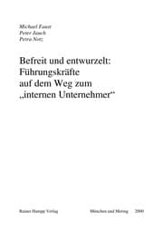 Tapa de Befreit und entwurzelt: Führungskräfte auf dem Weg zum "internen Unternehmer"