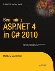 Tapa de Beginning ASP.NET 4 in C# 2010