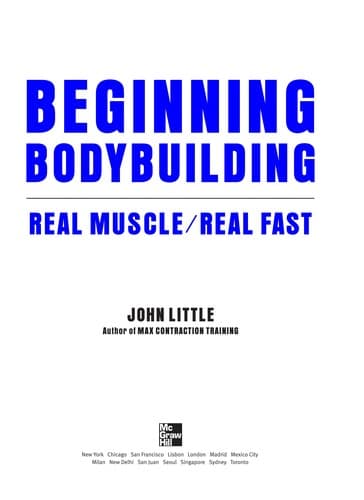 Tapa de Beginning bodybuilding