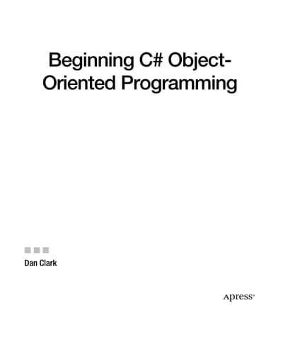 Tapa de Beginning C# Object-Oriented Programming