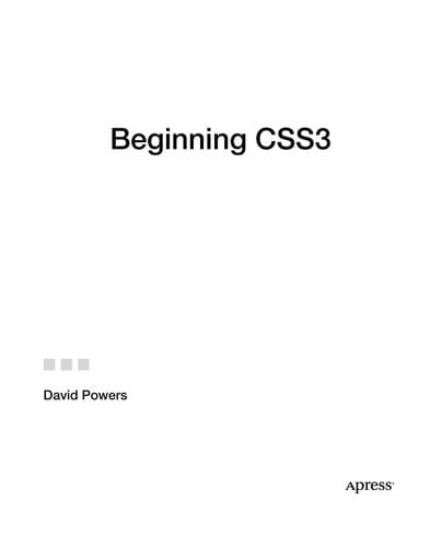Tapa de Beginning CSS3