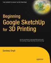 Tapa de Beginning Google SketchUp for 3D printing