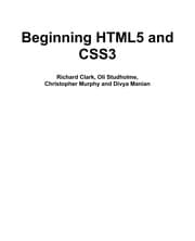 Tapa de Beginning HTML5 and CSS3