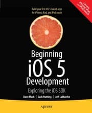 Tapa de Beginning iOS 5 development