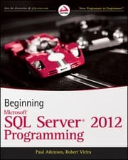 Tapa de Beginning Microsoft SQL Server 2012 programming