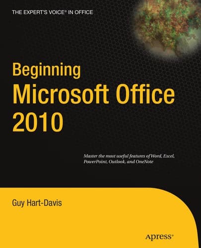 Tapa de Beginning Microsoft office 2010