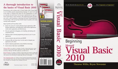 Tapa de Beginning Microsoft Visual Basic 2010