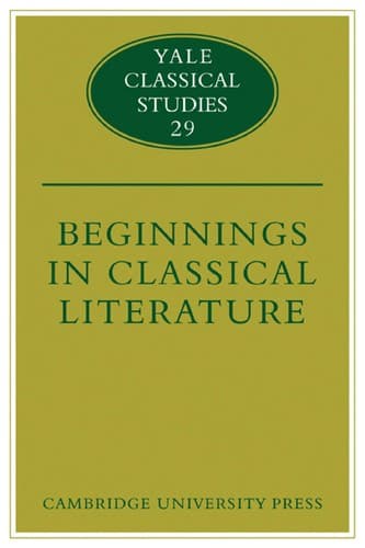 Tapa de Beginnings in classical literature