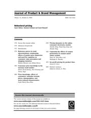 Tapa de Behavioral pricing