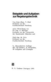 Tapa de Beispiele und Aufgaben zur Regelungstechnik