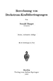 Tapa de Berechnung von Drehstrom-Kraftübertragungen