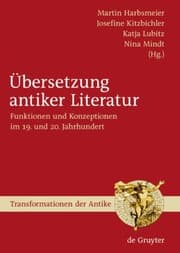 Tapa de Übersetzung antiker Literatur