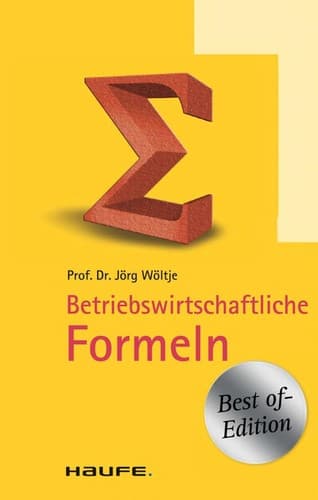 Tapa de Betriebswirtschaftliche Formeln