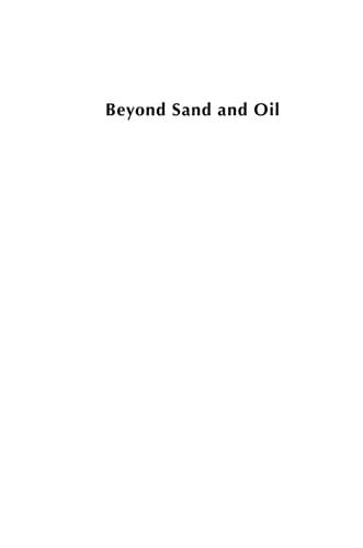 Tapa de Beyond sand and oil