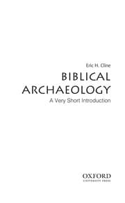 Tapa de Biblical archaeology