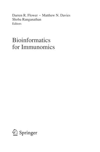 Tapa de Bioinformatics for immunomics