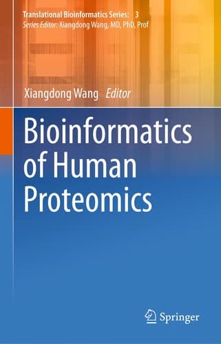 Tapa de Bioinformatics of Human Proteomics